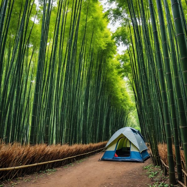 Quels sont les meilleurs conseils pour un camping en région de forêt de bambous en Asie?