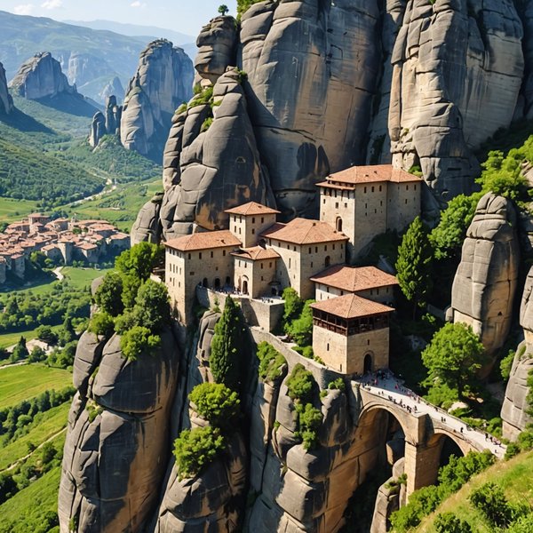 Comment planifier une visite des monastères de Meteora en Grèce?
