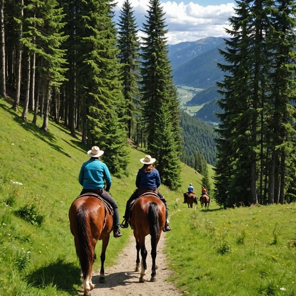 Où pratiquer la randonnée équestre dans les montagnes des Carpates, Roumanie: sentiers et conseils?